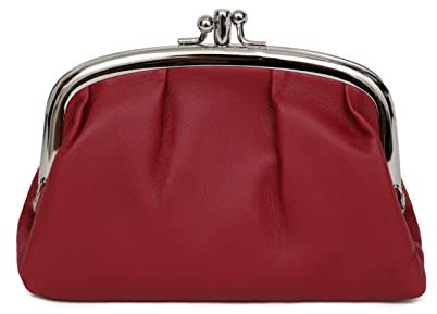 Porte-Monnaie Hexagona en Cuir Ref 32009 Carmin 14