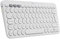 Logitech K380 Teclado Inalámbrico Multi-Dispositivo para Windows/Apple iOS/Android/Chrome, Bluetooth, Diseño Compacto, PC/Mac/Portátil/Smartphone/Tablet/Apple TV, Disposición QWERTY Español - Blanco