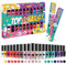 Beauty4Britain 20 Colour Nail Polish Set for Women 20 Different Rich Colours Quick Dry & Non Gel Nail Polish Deluxe Gift Box & 2 Bookmarks Included