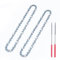 8 Inch Mini Chainsaw Chain Replacement 2 Pack, 043 Gauge, 1/4 LP Pitch, 47 Drive Links - Fits All 8 Mini Chainsaws - Includes Free Chain Sharpener File