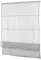 Ventanara® Fenster Raffrollo tageslicht Raffgardine Faltvorhang Montage ohne Bohren inklusive Klemmträger (90 x 130 cm, grau Blickdicht)