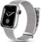 Mastten Correa Loop Deportiva Compatible con Apple Watch 42mm 44mm 45mm 49mm, Pulsera de Nylon Velcro Hombres Mujeres, Correas de Repuesto Trenzadas para iWatch Ultra/Series SE 8 7 6 5 4 3 2 1, Gris