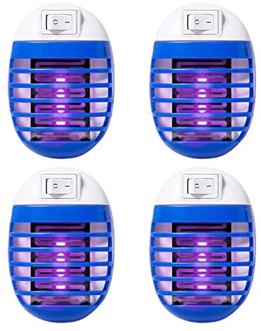 WUGEIN Mückenlampe, Elektrisches Moskitonetz, Mückenschutz Steckdose,Fliegenfalle für Zuhause, geeignet für Zuhause, Küche, Schlafzimmer, Esszimmer