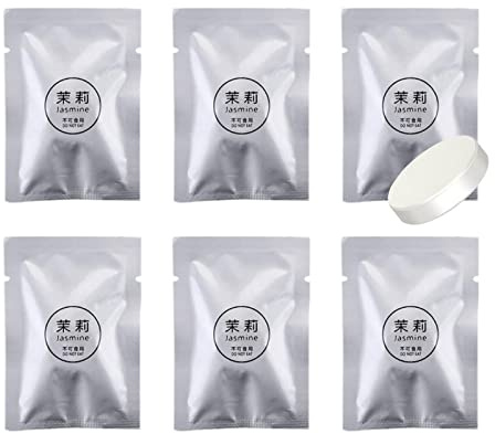 6 Pcs Car Air Freshener Refills, Car Aromatherapy tablets Car Air Vent Clip Solid Fragrance Replacement Pads | Aromatherapy Ornament for Car