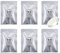 6 Pcs Car Air Freshener Refills, Car Aromatherapy tablets Car Air Vent Clip Solid Fragrance Replacement Pads | Aromatherapy Ornament for Car