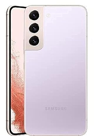 Samsung Galaxy S22 5G Mobile Phone 256GB SIM Free Android Smartphone Bora Purple Dual Sim (Single sim+ e-sim) (Renewed)