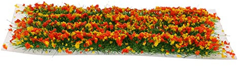 Yardwe 1 Schachtel Kunstrasen Puppenhaus Pflanzt Blumen Modellbau Rasen Büsche Für Grasmatte Zimmerpflanzen Künstlich Grasbüschel-Modell Spur n Modell Gras Harz Winter Blumen Und Pflanzen