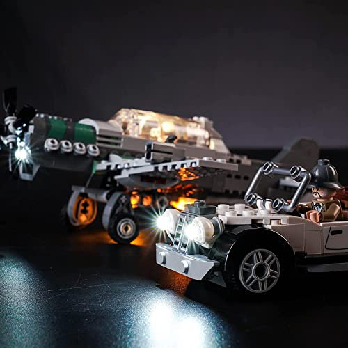 Led Licht Set für Lego Last Crusade Fighter Plane Chase (Kein Lego-Modell), Dekorations Led Beleuchtungs Set for Lego 77012 Fighter Plane Chase, Kreatives Geschenk