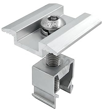 STI Morsetto Centrale Alluminio con Viteria Inox Assemblato 30-40mm Eolo Easy