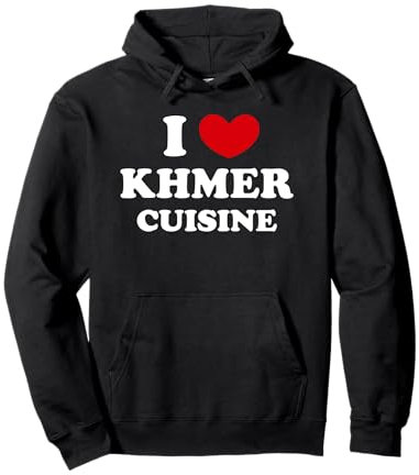 I Love Khmer Cuisine, Ich liebe Khmer-Küche Pullover Hoodie