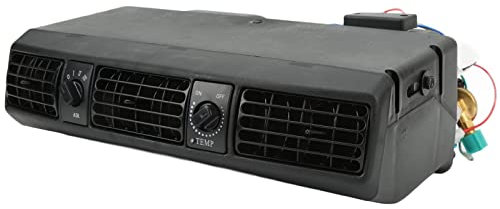 Evaporador de Aire Acondicionado de CA para Autocaravanas, Camiones, Autocaravanas, Universal Underdash 360CFM, Conjunto de Evaporador de Aire Acondicionado, Reemplazo (12V)