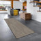 YANHONG Handwebteppich Läufer Teppich 120 x 270 cm Wetterfest waschbar rutschfest Läufer Schmutzfangmatte mit Anti-Rutsch Unterseite für Küche, Flur & Wohnraum, Grau