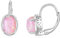 POPLYKE Rosa Opal Leverback Ohrringe für Frauen Sterling Silber Leverback Ohrringe Rosa Opal Schmuck Geschenk für Mädchen (lila Opal)