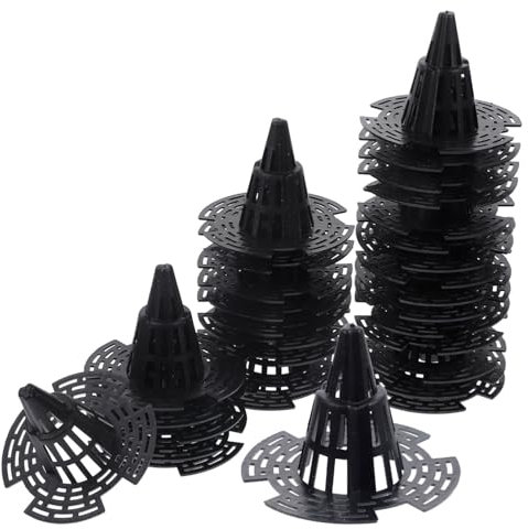 PRETYZOOM 30pièces Tapis De Drainage Maille pour Pots Et Aération pour Bonsai Et Plantes Pot Accessoires De Jardinage