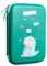 Multifunktionale Bleistiftbox Nettes 3D-Karikatur-Universum Federmäppchen Große Kapazität Mulfunction School Student Pen Bags Box Schreibwaren (Color : Green Dragon)