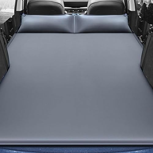 LOKORI Matratze Auto Luftbett für Tesla Model S 2016 2017 2018 2019,Tragbar Dickere Rücksitz Kofferraum Reisen Luftkissen Reise Campingzubehör,D-Grey