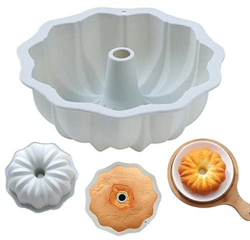 TAIZER Redondo para Hornear Moldes para Hornear Bandejas de Pastel no Pegajosas Moldes de Pastel de Silicona Reposteria Redondo Molde Bizcocho Antiadherente Molde Redondo para Tartas Capas