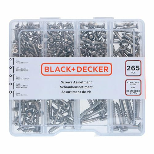 Black & Decker 265-teiliges Torx-Schrauben-Set