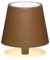 LA VILLE LUMIÈRE MarieB Lampada LED Wireless, Ricaricabile e Dimmerabile, Abat-Jour per Interno/Esterno, 48h Autonomia, 3 Temperature di Luce, Alluminio, Single, LVL (Mineral Corten)