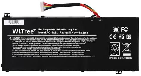 WLTree 11.4V AC14A8L 3ICP7/61/80 934T2119H Laptop Akku für Acer Aspire V15 Nitro VN7 VN7-571 VN7-571G VN7-572 VN7-572G VN7-591 VN7-591G VN7-791 VN7-791G VN7-792 VN7-792G VX 15 VX5-591/591G Battery