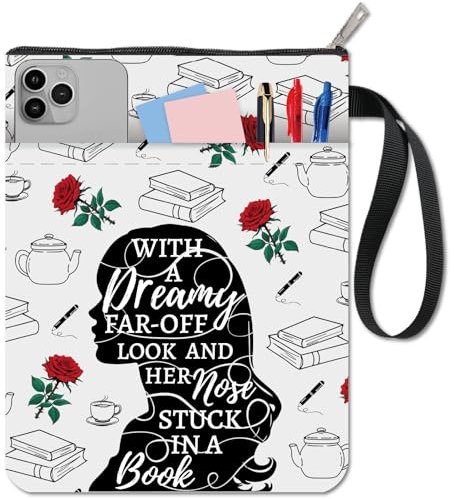 craspire Buchhülle Mit Reißverschluss Blumen Rose Waschbare Buchumschläge Taschenbücher Wasserdichter Stoff Stoffbücher Schutztasche Für Buchliebhaber Freunde Bücherfreunde Geschenke Zum Valentinstag