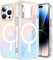 JETech Iridescent Case for iPhone 14 Pro Max 6.7-Inch Compatible with MagSafe, Cute Unique and Aesthetic Design, Colorful Fluorescent Translucent Back Shockproof Phone Cover (Iridescent)