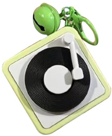 XIAOXIAOYU Retro Tonband-Schlüsselanhänger Retro Musik | Retro Schlüsselanhänger für Frauen, Aufnahmefunktion | Paare DJ Recorder Schlüsselanhänger Ornament Tasche Anhänger Spielzeug