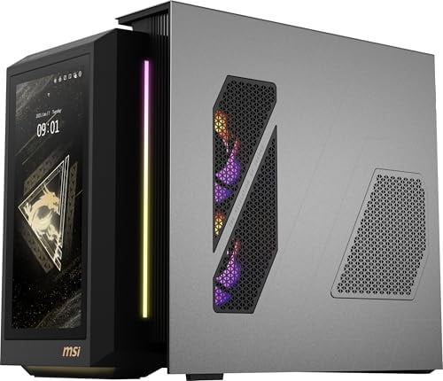 MSI MEG Vision X AI Gaming Desktop: Intel Ultra 9 285K, Geforce RTX 5090, 64GB DDR5, 2TB M.2 NVMe SSD, raffreddamento a liquido, BT 5.4, VR-Ready, Windows 11 Pro: 2NVZ9-045US