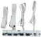 Juqoyue USB 3.0 Front Panel IO Panel 2-Port USB3.0+2-Port USB2.0+1-Port TYPE-C 20G+LED Switch for Desktop Computer Chassis White