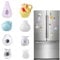 BOXOB 8pcs Cute Mini Vase Fridge Magnet, Tiny Small Glass & Ceramic Vases Magnets for Flower (Not Included) Magnetic 3D Decoration for Refrigerator Kitchen Locker Office Home Decor