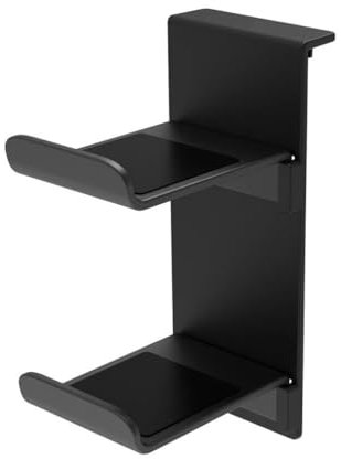 mophrati Console de jeu casques support sans poinçon peu encombrant support de support équipement casque support cintre accessoire de montage
