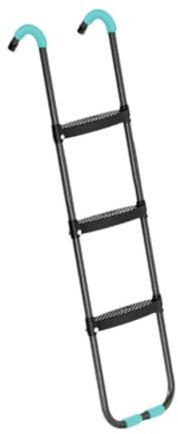 SunsoilGiant Trampolinleiter, Trampolinstufen, rutschfeste Universal Kletterleiter, Breite Trittleiter für Teenager Und Kinder, 3 Schritte