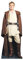 STAR CUTOUTS SC513 Offizieller Star Wars Obi Wan Kenobi Ewan McGregor Pappaufsteller in Lebensgröße, Einfarbig, Life Size