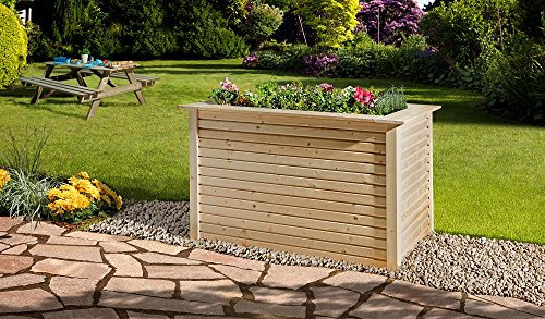 Weka 669.1208.70000 Hochbeet, Naturbelassen, 131 x 91 x 81 cm