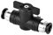 Beduan Push to Connect Fitting Kugelhahn, 4 mm Rohr OD Pneumatische Luftstromregelung Kugelhahn, gerader Union Connect Adapter