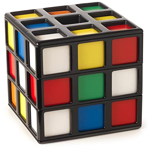 RUBIK'S, SPIN MASTER, iL Cubo di Rubik's L'originale, Il Gioco da tavolo The Cage, Rompicapo di Sequenze Strategiche dal Ritmo Serrato, per bambini 7+
