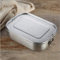Auslaufsichere Brotdose aus Edelstahl, Bento-Box, edelstahl brotdose kinder Metall-Lunchbehälter mit 3 Fächern, 1400 ml, für Kinder oder Erwachsene