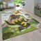 Paco Home Kinderzimmer Kinderteppich für Jungen mit Tier u. Dschungel Motiven Kurzflor, Grösse:160x230 cm, Farbe:Grün 4