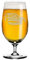 Deitert Leonardo Bierglas 390ml Ciao+ mit Narrenkappe – Bierglas mit Gravur und Narrenkappe, Glas mit Namen oder Widmung, Teqton Qualität