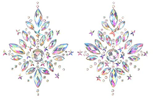 Strass Gesicht Edelsteine ??Körperschmuck Aufkleber Strass Tattoo Frauen BH Brust Pasteten Karneval Party Körper Aufkleber