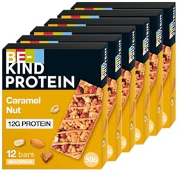 BE-KIND PROTEIN Riegel Caramel Nut 6x12x50g I Nussriegel I Riegel I Glutenfrei