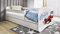 Bjird Kinderbett Jugendbett 80x180 cm Weiß mit Matratze Rausfallschutz Schublade und Lattenrost Kinderbetten für Mädchen und Junge - Formel