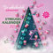 Adventskalender 2023 Glamour Tree Weihnachtskalender für Frauen Damen befüllt von STREUSEL GLÜCK mit Streusel-Mixen zum Backen essen kochen Füllung Sprinkles Zuckerstreusel Weihnachten