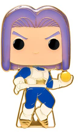 Loungefly POP! Large Enamel Pin ANIME: DBZ - Future Trunks - Dragon Ball Z Emaille-Nadeln - Niedliche Brosche Zum Sammeln - Für Rucksäcke & Taschen - Geschenkidee - Offizielle Handelswaren