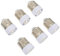 ibasenice Enchufe Bombilla Adaptador - E27 Adaptador de Base MR16 Convertidor de Enchufe de Bombilla de Lámpara de Base de Luz 6 Piezas (E27 a MR16)