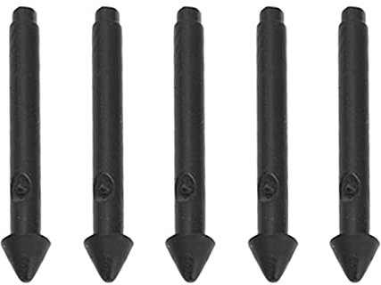 5 Stück Pro Tablet Stylus Pen Tips, 2H Sensitive Accurate Fine Glossy Ersatz-Touch Stylus-Spitzen, Touchscreen-Stiftspitzen für Pro 7, 6, 5, 4, Buch, Studio, Go