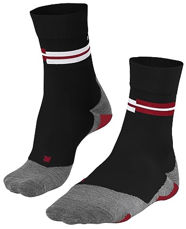 FALKE Damen Laufsocken RU5 Race W So Funktionsmaterial antiblasen 1 Paar, Schwarz Black 3011, 35-36