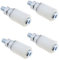 ECSiNG 4pcs Rouleau Porte Coulissante en Nylon Rouleau Coulissant Grange Porte Plancher Guide Rouleau Porte Accessoires pour Portes Coulissantes Électrique Portes Garage, 27x35mm