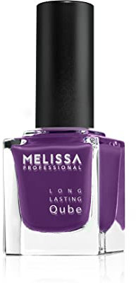 Melissa Smalto per Unghie Lunga Durata Long Lasting Qube 10 ml – Smalto Brillante e Resistente, Finitura Professionale (Ultraviola, 10 ml)