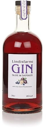 Lindisfarne Sloe and Damson Gin Liqueur, 70cl Bottle, 26% ABV